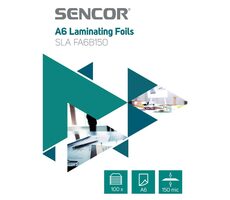 SENCOR SLA FA6B150 Laminovací fólie A6/150mic (100ks)