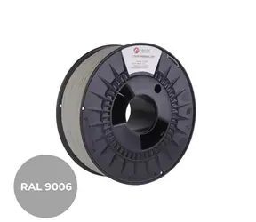 C-TECH PREMIUM LINE Filament PETG bílý hliník | RAL9006 | 1.75mm | 1kg