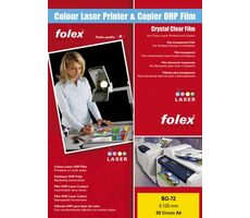 folex BG-72 čirá A4 / Čirá fólie o síle 125 mic / laser / balení 50 ks