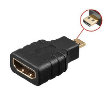 PremiumCord Adapter HDMI Typ A samice - micro HDMI Typ D samec