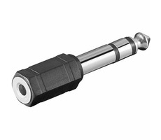 PremiumCord Adaptér stereo jack 6.3 - stereo jack 3.5  M/F