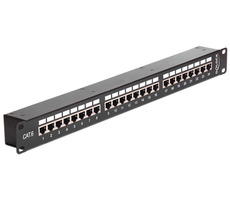 DeLock 19” Coupler Patch Panel 24 Port Cat.6