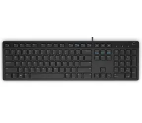 DELL KB-216 UK černá / Multimediální klávesnice / UK / IR / QWERTY / USB
