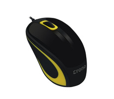 Crono CM643Y černo-žlutá / Optická myš / 1000DPI / USB 