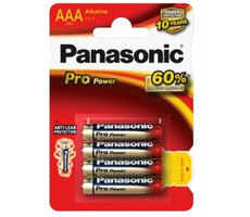 Panasonic - Pro Power AAA 4ks / mikrotužková alkalická baterie 