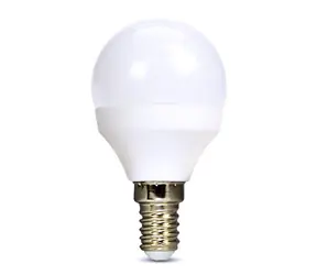 Solight WZ416 LED žárovka 6W / miniglobe / E14 / 3000K / 510lm / teplá bílé