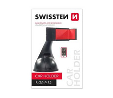 SWISSTEN S-GRIP S2 černá / Držák do auta pro 3.5" - 6.0" / Rozpětí: 44 - 90 mm