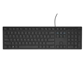 DELL KB-216 US (580-ADHK) černá / Multimediální klávesnice / US / QWERTY / USB