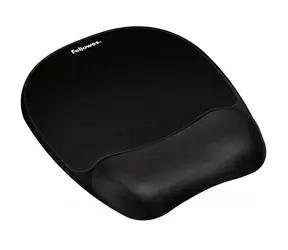 Fellowes pěnová podložka pod myš a zápěstí černá 
