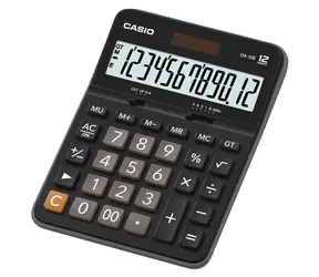 CASIO DX 12 B černá / stolní kalkulačka / dvanáctimístná