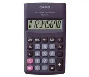 CASIO HL 815L BK černá / kapesní kalkulačka / osmimístná