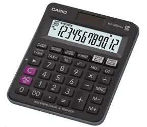 CASIO MJ 120 D Plus černá / stolní kalkulačka / dvanáctimístná