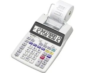 SHARP EL-1750V bílá / Kalkulačka s tiskárnou