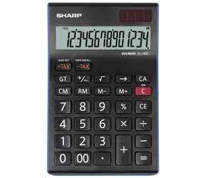 SHARP EL-145TBL černá / stolní kalkulačka