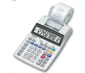 SHARP EL-1750V bílá / Kalkulačka s tiskem