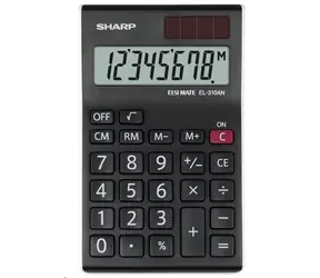 SHARP EL310ANWH černo-bílá / stolní kalkulačka / osmimístná