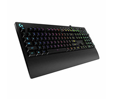 Logitech G213 černá / herní klávesnice / USB / Drátová / US