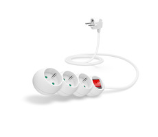 CONNECT IT prodlužovací kabel 230V 3 zásuvky 1.5 m s vypínačem bílá
