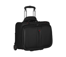 WENGER Patriot dvojitá business brašna s kolečky na notebook 17" černá