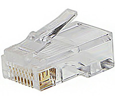 PremiumCord konektor RJ45 Cat5E pro drát - 100ks