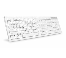 CONNECT IT CKB-3010-CS bílá / Bezdrátová klávesnice / nizkoprofilové klávesy / slim design / CZ + SK layout
