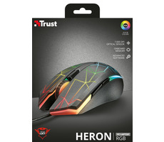 Trust GXT 170 HERON / Herní myš / Optická / Drátová / USB / RGB / 7 000dpi / 6 tlačítek