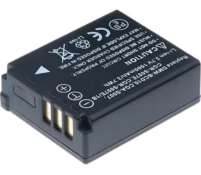 T6 Power Baterie Panasonic DMW-BCD10, CGA-S007, CGR-S007E, CGR-S007E/1B, 1000mAh, černá