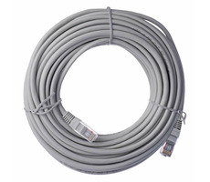 EMOS Patch kabel UTP CAT 5e 15m šedá / AWG26 / PVC 