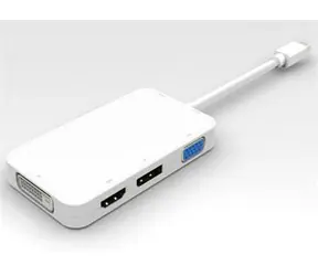 PremiumCord adaptér mini DisplayPort - DP + HDMI + DVI + VGA / 1080p / 4K*2K