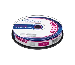 MediaRange CD-R 700MB 52x spindl 10ks 