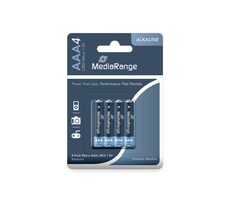 MediaRange Premium baterie micro AAA 1.5V Alkalické 4ks 