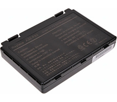 T6 Power Baterie pro Asus K40 / K41 / K50 / K51 / K60 / K61 / K70 / F52 / F82 / X5D / X70 / X88 / 6cell / 5200mAh
