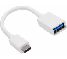 Sandberg USB-C do USB 3.0 konvertor / bílý