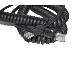 DATALOGIC USB kabel pro Magellan 1000i a 1400i, Quickscan 6500 a 6500BT / POT / stočený / 3.5m