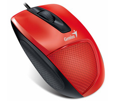 Genius DX-150X červená / Myš / 1000 dpi / optický senzor / USB