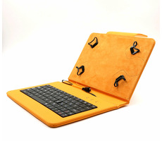 C-TECH PROTECT pouzdro univerzální s klávesnicí pro 7"-7.85" tablety / FlexGrip / NUTKC-01 / oranžový