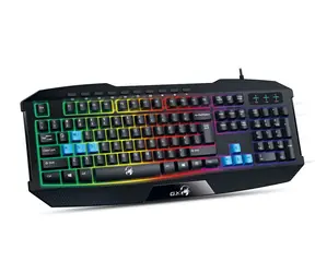 GENIUS GX GAMING Scorpion K215 / Herní drátová klávesnice / podsvícená / USB / černá / CZ+SK layout