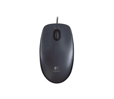 Logitech myš M90 optická, tmavá,  1000dpi, 3 tlačítka, USB