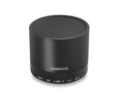 OMEGA OG47B Bluetooth reproduktor / 3W / FM / micro SD / hliníkový / černý 