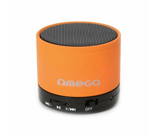 OMEGA OG47B Bluetooth reproduktor / 3W / FM / micro SD / hliníkový / oranžový