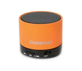 OMEGA OG47B Bluetooth reproduktor / 3W / FM / micro SD / hliníkový / oranžový