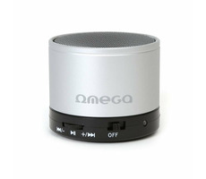 OMEGA OG47B Bluetooth reproduktor / 3W / FM / micro SD / hliníkový / stříbrný