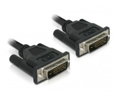 DeLock Kabel DVI 24+1 samec > samec / 0.5 m