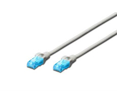 DIGITUS Ecoline Patch Cable šedý 0.5m / UTP / CAT 5e / AWG 26:7