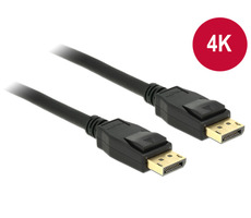 Delock Displayport 1.2 kabel samec > Displayport samec 4K / 1m