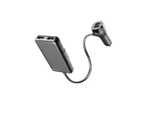 CellularLine Autonabíječka s 4 x USB / 7.2 A / černá