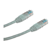 DATACOM Patch kabel UTP CAT6 1m šedá