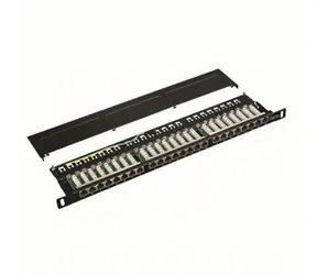 DATACOM Patch panel 19" STP 24 port / CAT5E / LSA 0.5U