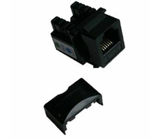 DATACOM Keystone UTP / RJ12 / CAT3 / DUAL / černý