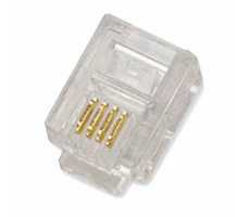 DATACOM Konektor RJ11 / UTP / lanko / 6p4c / 100ks